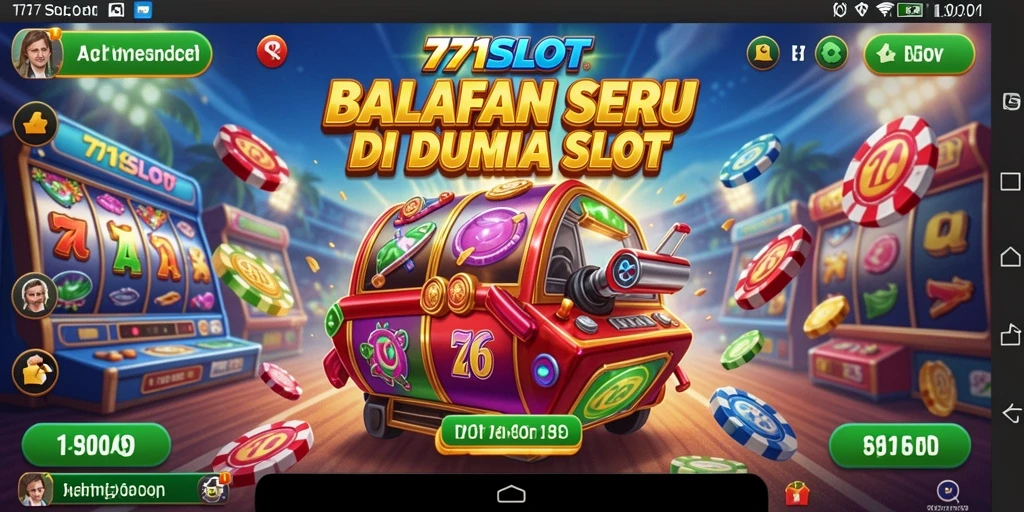 Tampilan gameplay balapan seru dalam 171SLOT dengan mesin slot.