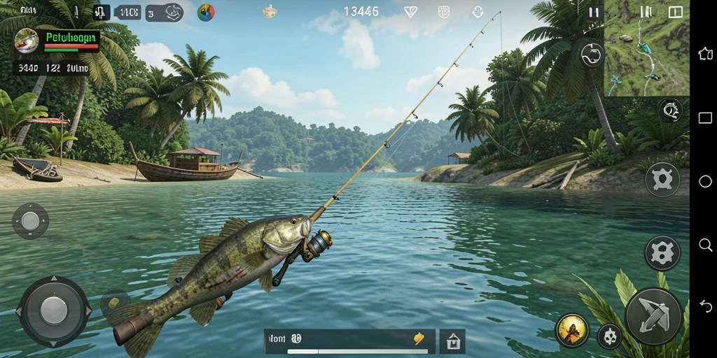 Screenshot utama 3446 menampilkan pengalaman memancing yang menakjubkan.