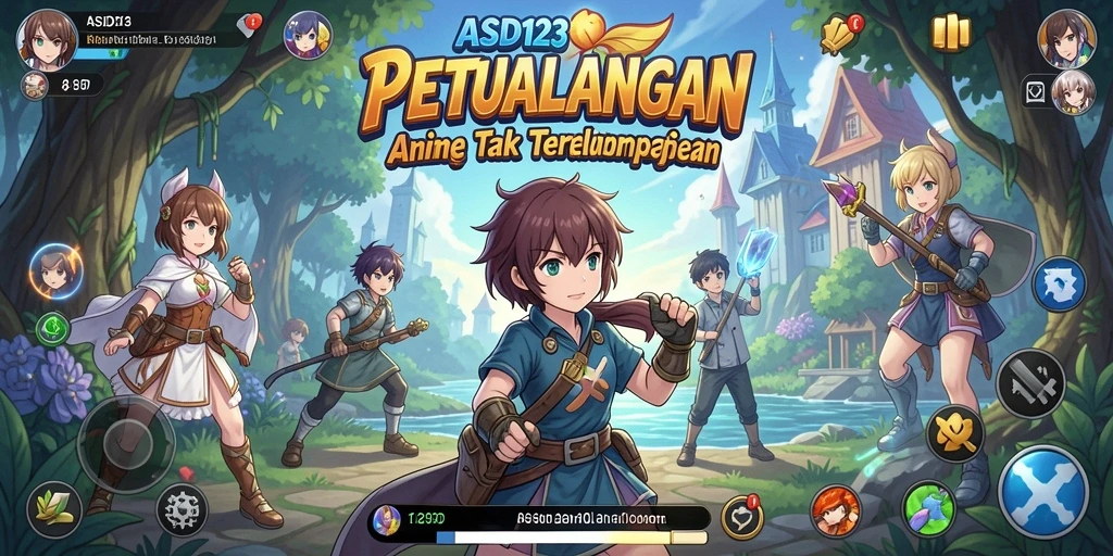 Screenshot gameplay <strong>ASD123</strong> menampilkan aksi pertarungan yang mendebarkan.