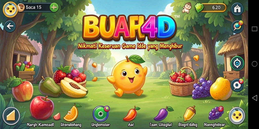 Tampilan gameplay BUAH4D yang menarik dan interaktif.