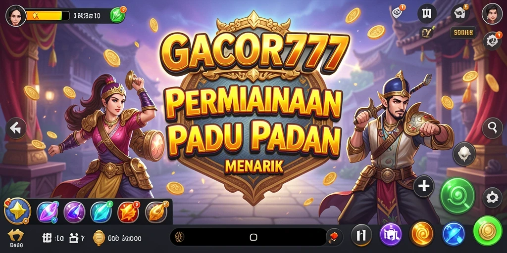 Screenshot gameplay GACOR777 menampilkan aksi padu padan yang seru.
