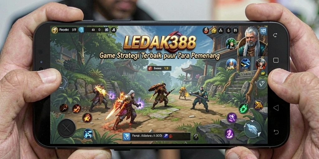 Tampilan gameplay menarik dari LEDAK388 yang menampilkan pertarungan strategis.