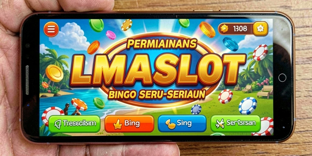 Tampilan gameplay seru di LMBASLOT saat bermain Bingo.
