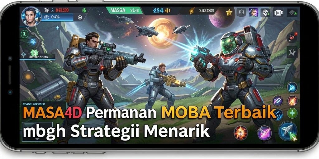 Gameplay seru dari NASA4D dengan pertempuran tim yang mendebarkan.