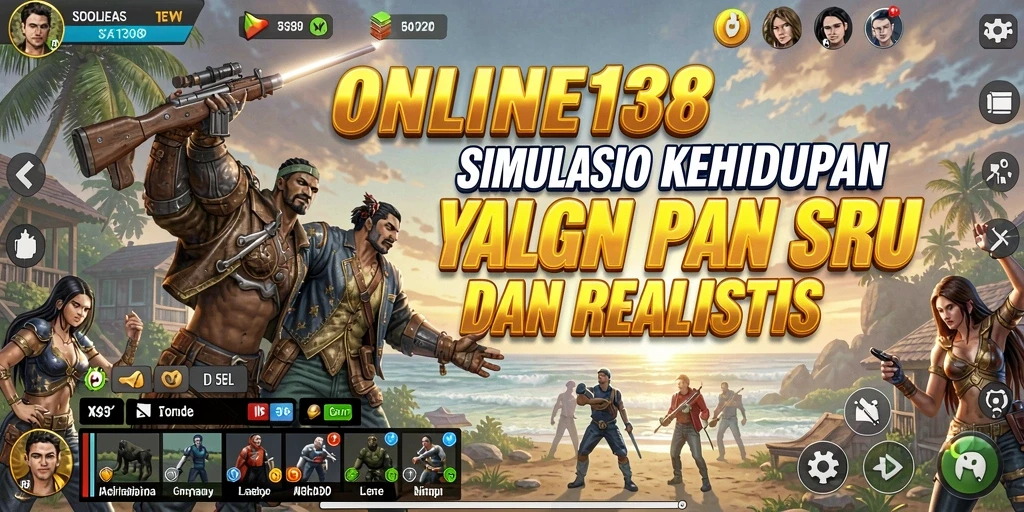 Screenshot utama ONLINE138 menunjukkan gameplay simulasi yang mengesankan.