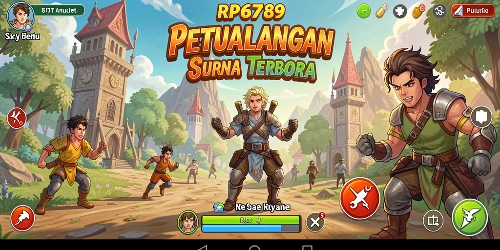 Tampilan gameplay menakjubkan di dunia terbuka RP6789.