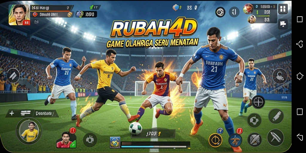Screenshot RUBAH4D menampilkan gameplay seru dalam olahraga.