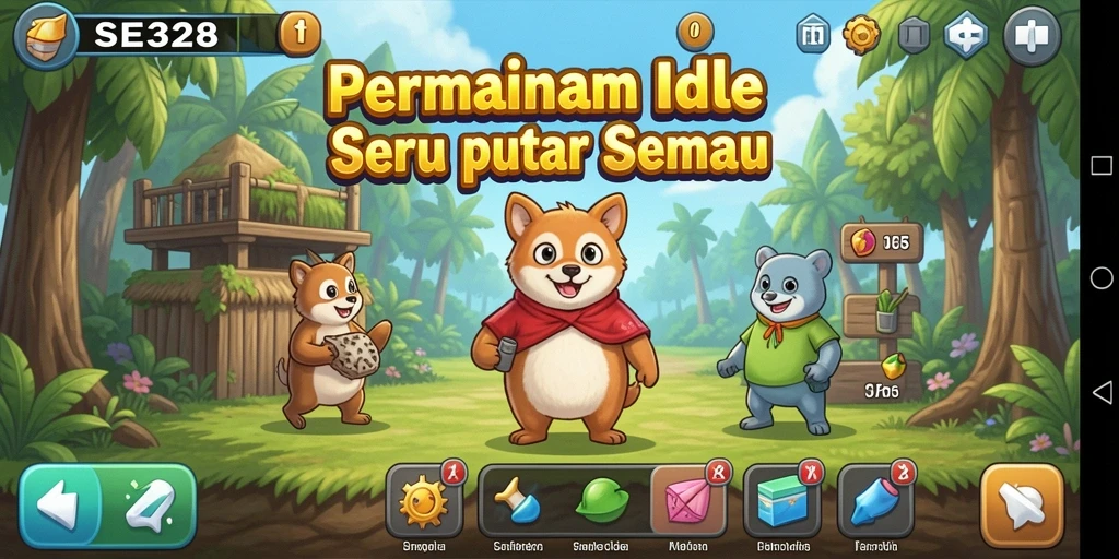 Tampilan seru gameplay SE328 dengan mekanisme Idle yang menarik.
