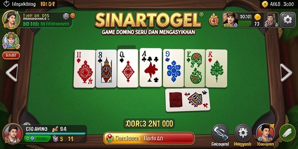 Screenshot gameplay Domino yang menarik dan mengasyikkan.