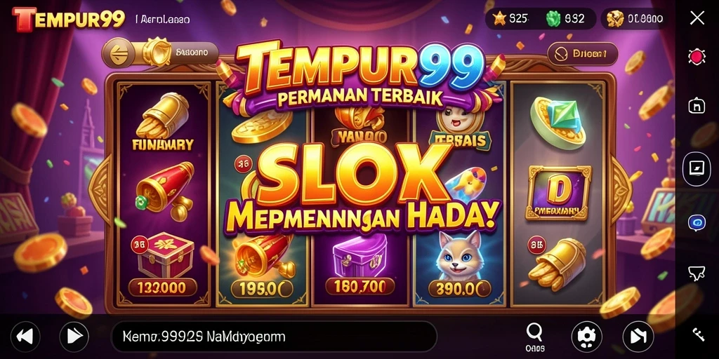 Tampilan gameplay yang seru dari TEMPUR99 dengan efek visual menarik.