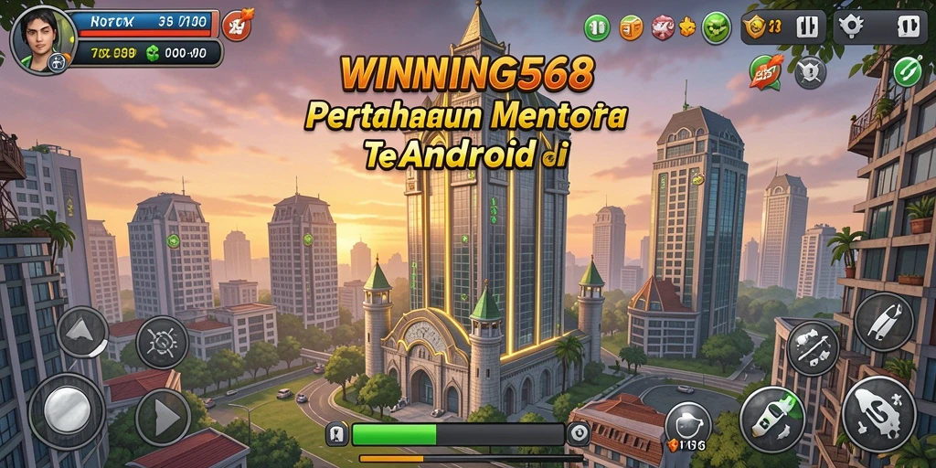 Tampilan gameplay menegangkan dari WINNING568 dalam pertempuran Tower Defense.