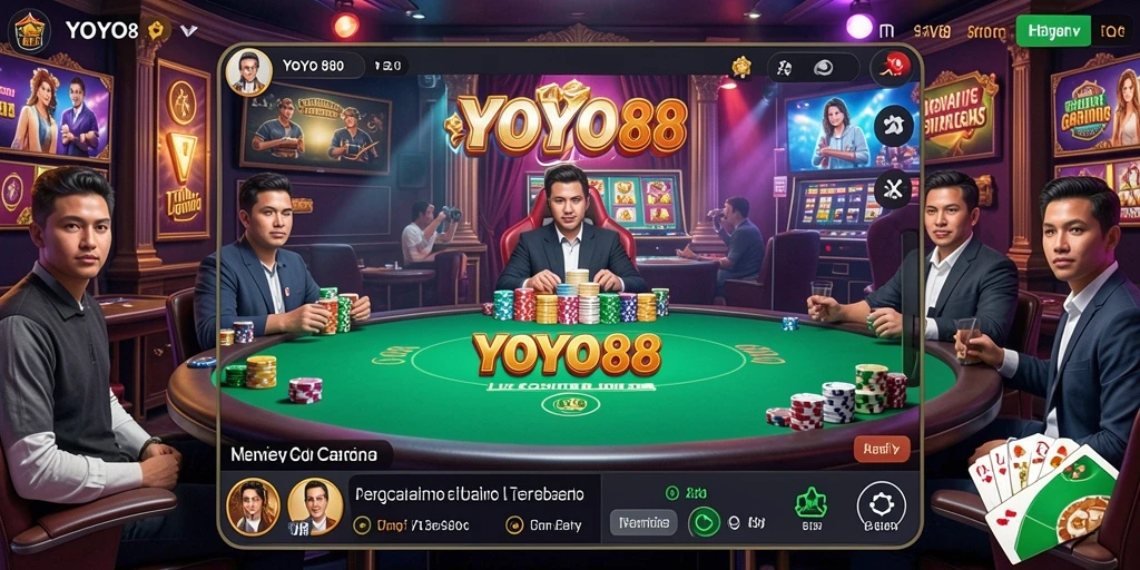 Screenshot dari gameplay Live Casino YOYO88 yang menarik.